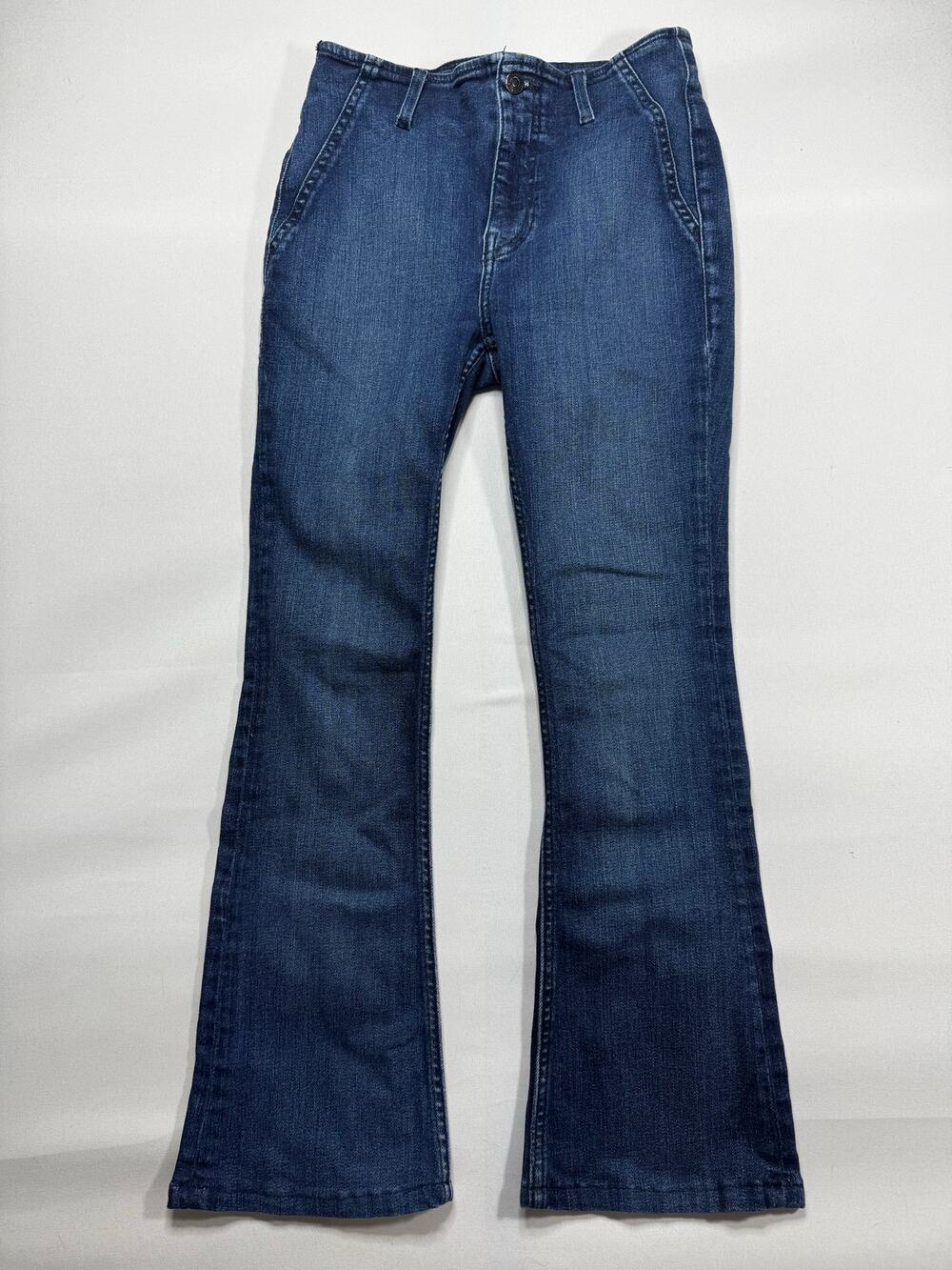 We The Free Women's Bootcut Blue Denim Jeans - Size 27 (26x26)